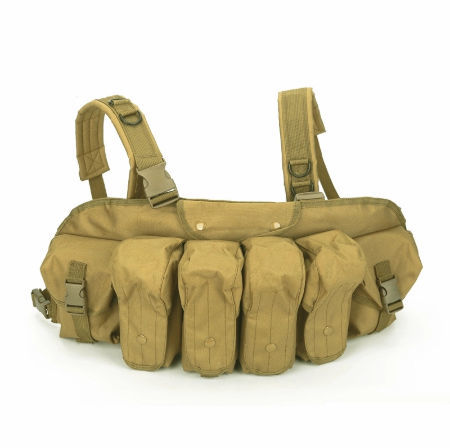 AK Chest Rig Molle Tactical Vest With 47 Magazine Pouch For