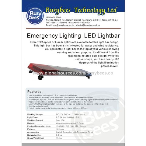 DC 12V 24V Red Blue Police Patrol Car LED Mini Lightbar - China LED  Lightbar, LED Light Bar