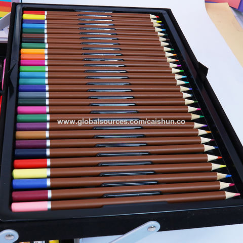 de 150 piezas en estuche de aluminio, de dibujo de pintura para niños que  incluye bolígrafos de acuarela, lápices de color Sunnimix Conjunto de  pintura de dibujo