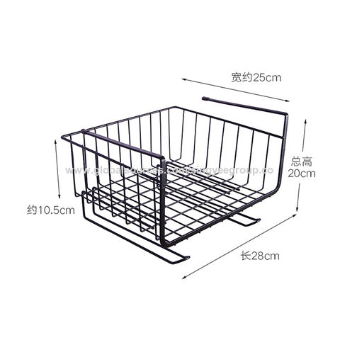 Buy Wholesale China Creative Cabinet Hanging Basket Hanging Rack Metal  Supplies Kitchen Shelf Hanging Storage & Kitchen Iron Hanging Basket at USD  1.4