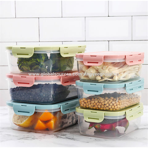 Reusable Silicone Food Storage Box Fresh-keeping Fruits Vegetable Crisper  Foldable Storage Bag Refrigerator Microwave Heating