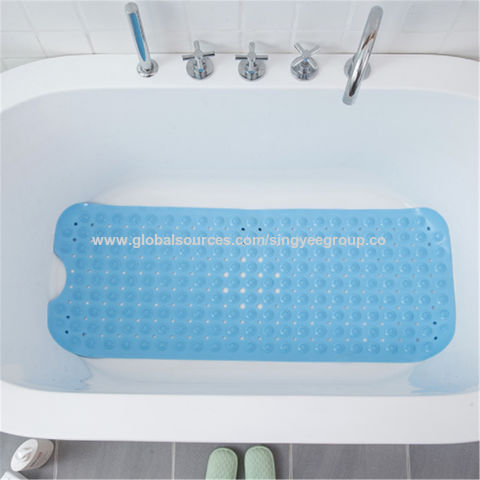 Bathtub Mat Non Slip Bath Mat for Tub Silicone Soft, Bath Tub Mat Non Slip  White