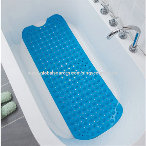 Alfombra de baño ENKOSI - Alfombra antideslizante grande para bañera y  ducha. Alfombra de baño extra larga de 40 x 16 pulgadas para bañera