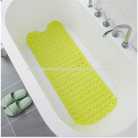 New Waterproof Non Slip PVC SPA Shower Bath Mat with Rubber Backing - China Bathroom  Mat, Bathroom