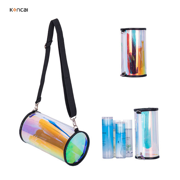 Buy Wholesale China Round Transparent Pvc Makeup Brush Pouch Bags