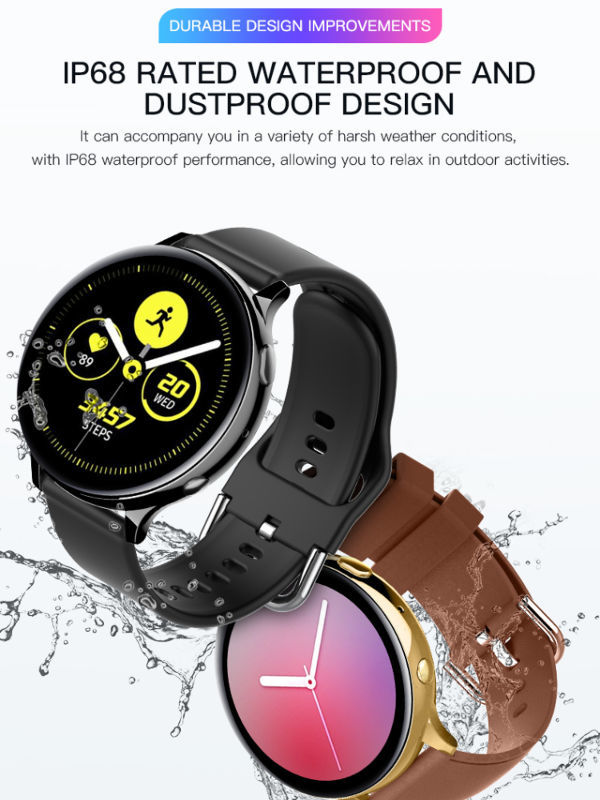 Smartwatch S20 Negro Rosa y Blanco IP68 – Dealz PTY