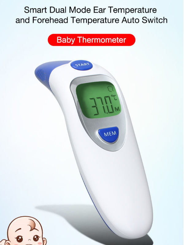 Acheter Thermomètre sans contact pour adultes, thermomètre frontal pour  fièvre, thermomètre corporel et thermomètre de surface, thermomètre double  mode 2 en 1