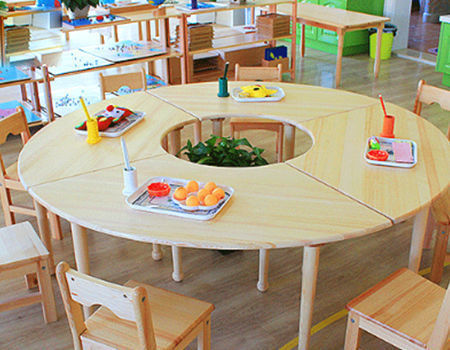 Buy Wholesale China Modern Preschool Classroom Montessori School Infant  Table Chair Sets Wood Cubbies Furniture & Kindergarten Furniture at USD 48