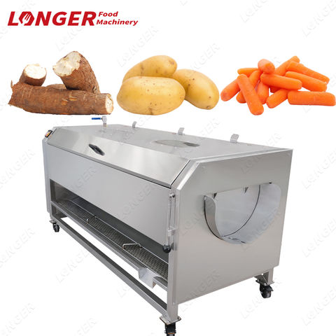 Automatic Electric Root Vegetable Potato Ginger Peeler Machine - China  Potato Peeling Machine, Vegetable Washer