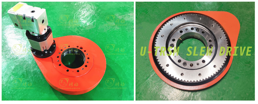 SP-I-0260 external gear precision spur gear slewing drive slew drive matched with gearbox supplier