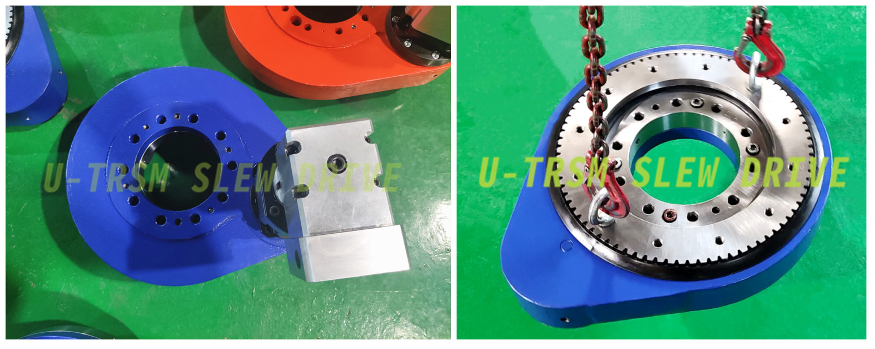 SP-I-0280 external gear slewing drive slew drive with gearbox used in industrial automation supplier