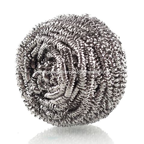 Silver Dish Washing Scrubber / Stainless Steel Ss 410 Scourer - China  Spiral Scourer for Pot Cleaning and Scourer for Kitchen Cleaning price