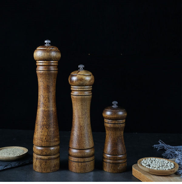 Buy Wholesale China Wooden Pepper Mills Kit Manual Spice Grinder Salt Pepper  Grinder & Pepper Mills at USD 2.5