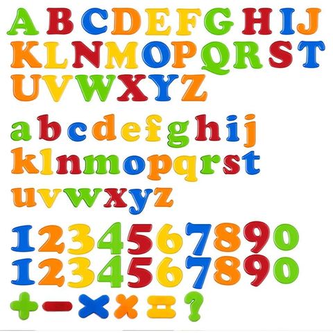 Aimant de réfrigérateur en bois pour enfants, jouet de développement de  l'intelligence de l'alphabet
