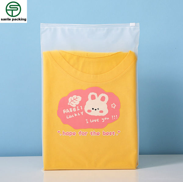 Buy Wholesale China Waterproof Clothes Underwear Storage Bag Travel Packing  Ziplock Seal Convenient Frosted Zipper Bag & Frosted Zipper Bag at USD 0.03