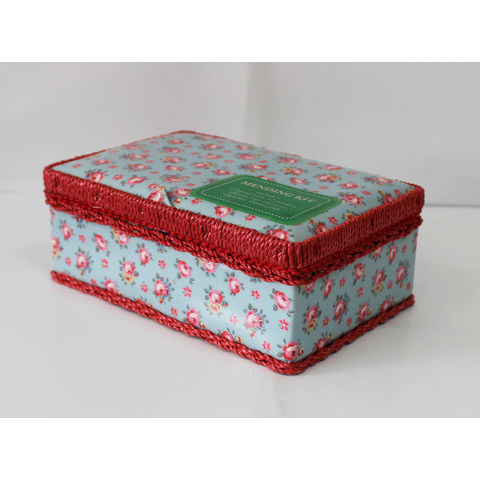 Boîte de Couture Mini Portable et Simple - Kit de Couture Compact pour Voyage et Usage Domestique