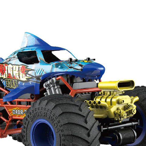 China HUADA 1:10 2.4G Remote Control Monster Stunt Car Mist Spray High ...