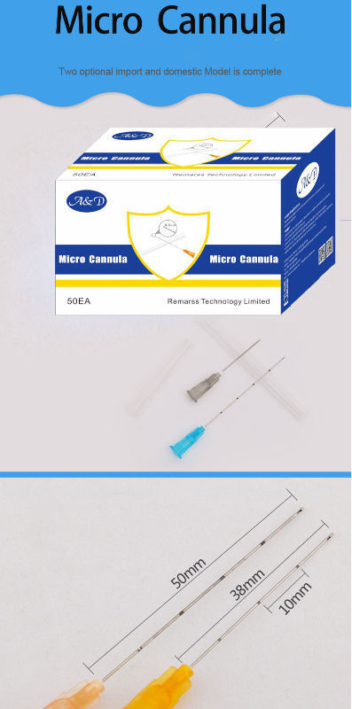 China Micro Cannula for Dermal Filler Injections Needle 18g 21g 22g 23G ...
