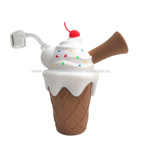 Ice Cream Cone 7 Silicone Bong