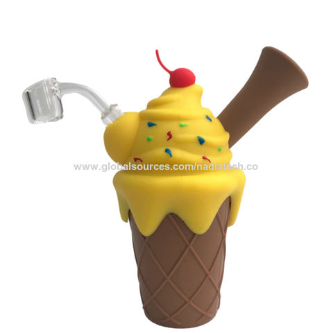 Ice Cream Cone 7 Silicone Bong