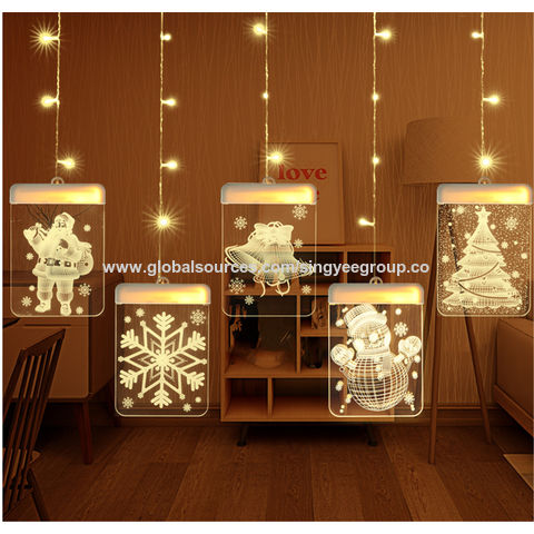 Buy Wholesale China Led Star Lights Room Decoration Christmas Decoration  Lights 3d Hanging Lights Old People Modeling & Star Lights Holiday Led  Lanterns Spring Festival at USD 3.5