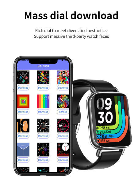 Silver#SmartWatch M96 Activity Fitness Tracker compatible con iOS Android |  Linio Colombia - GE063FA0S1P0JLCO