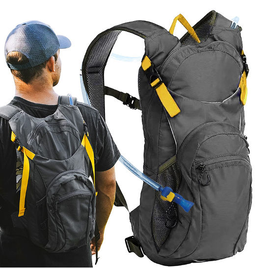 camping backpack with water bladder