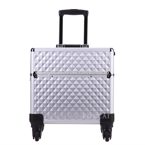 3-Tier Rolling Makeup Case Cosmetic Trolley Travel Nail Polish Storage  Organizer