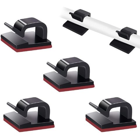 Adhesive Cable Clips Strong Cord Clips Wire Holders for Wall Cord