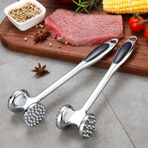8.9''Steak Mallet Meat Tenderizer Hammer Dual-Sided Heavy Duty Meat Pounder  Tool