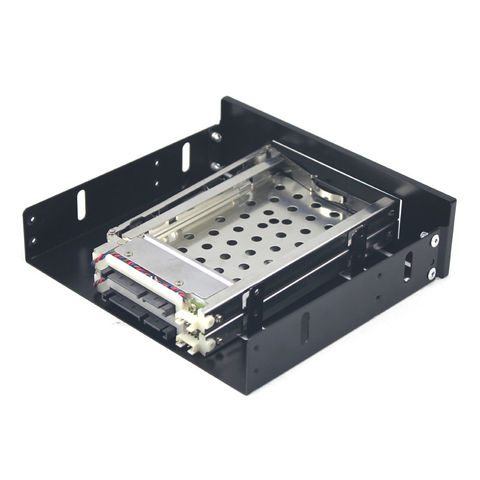 Dual Bay Sata2 Hard Drive Hdd & Ssd Tray Internal Mobile Rack