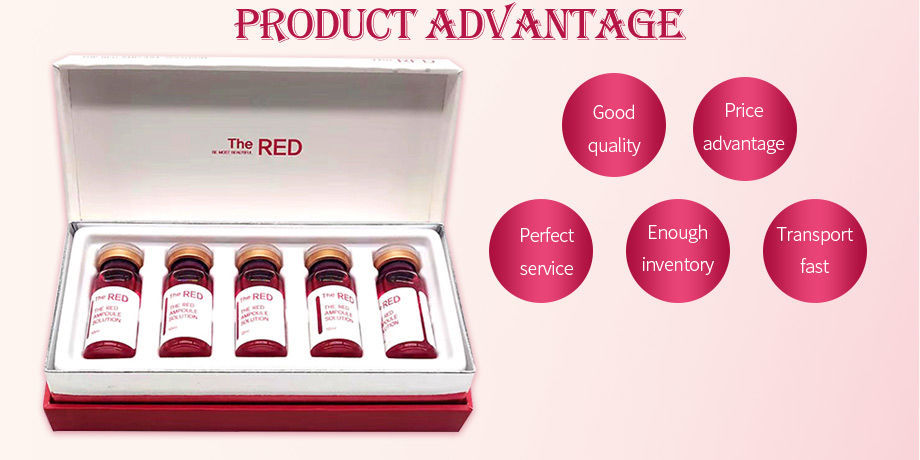 The red ampoule solution lipolytic fat dissolve fat lipolysis ampoule injection for weight loss supplier