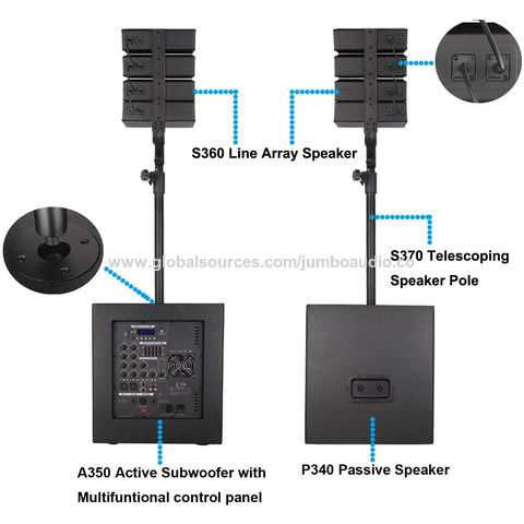 18 Pa DJ 4000 Watts Max Power Active Speaker Built-in Battery/Bluetooth/Amplifier/SD/USB/FM Radio