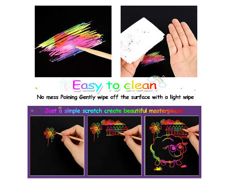 Buy Wholesale China Scratch Paper Art Notebooks - Rainbow Scratch