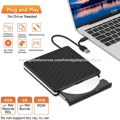 USB3.0 External Blu Ray Burner DVD CD Drive for PC/Laptop/Mac - China DVD  Recorder and External DVD Drive price