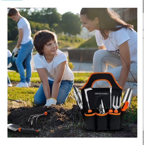 Premium 5-Piece Garden Tool Set With Case – Durable & Rust
