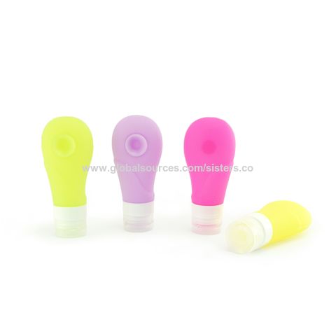 Refillable Empty Bottle Sucker Container Portable Silicone Travel  Accessories