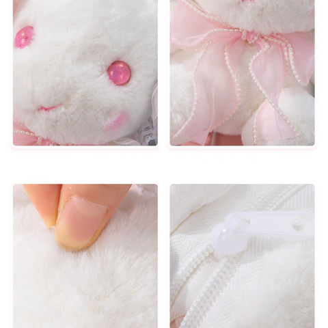 Buy China Wholesale Pink White Stuffed Animal Plush Toy Lolita Rabbit Doll  Basket Bag Rabbit Toy Easter Bunny Plush Toy & Animal Plush Toy $2.7