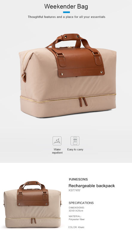 Fashionable Large OEM Customized duffle bag travel hand bag bags women handbags ladies supplier