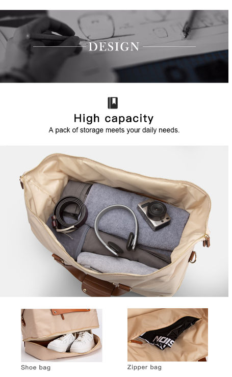 Fashionable Large OEM Customized duffle bag travel hand bag bags women handbags ladies supplier