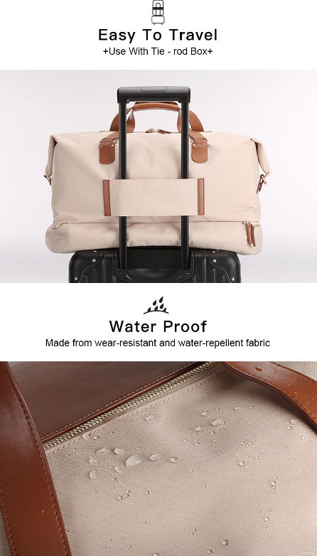 Fashionable Large OEM Customized duffle bag travel hand bag bags women handbags ladies supplier