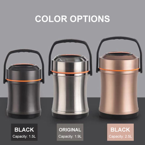Hot Food Flask Stainless Steel Lunch Box Thermos Vacuum Insulated