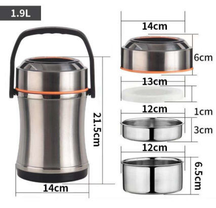 Personalized Hot & Cold Insulated Double Wall Vacuum Cooler Food Container*