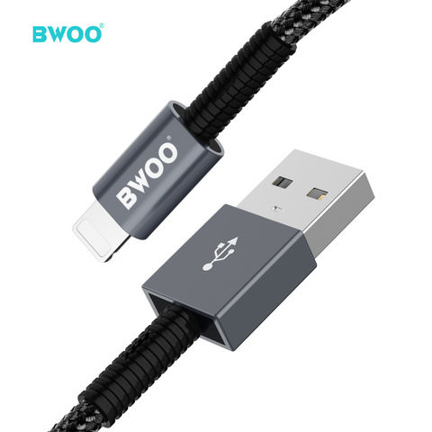 China BWOO data cable usb for iphone lightning 2.4A 1M on Global ...