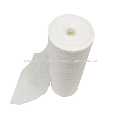 White Plain 5cm Medical Cotton Roll, For Hospital, Non-Sterile at