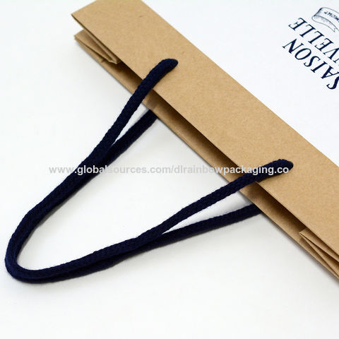 Luxury Famous Orange Color Shopping Paper Bag for Clothing - China