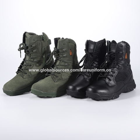 Botas de desierto para exteriores para hombre, botas tácticas de las  fuerzas especiales para hombres, botas militares de camuflaje, zapatos