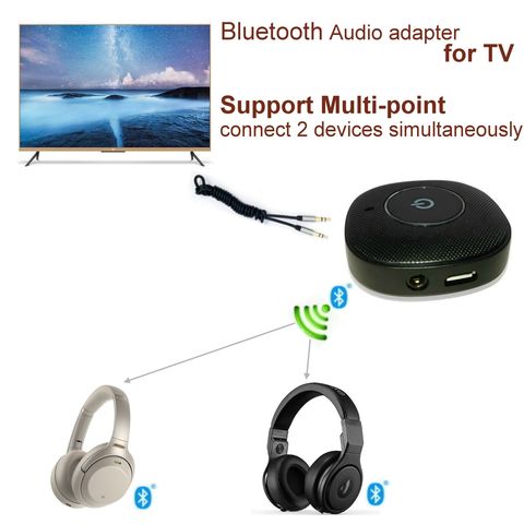 Buy Wholesale China Multipoint Bluetooth 5.0 Aptx Ll Transmitter An  Receiver 2-in-1 Adapter For Home Audio Tv Pc Speaker & Bluetooth Adapter at  USD 23.5