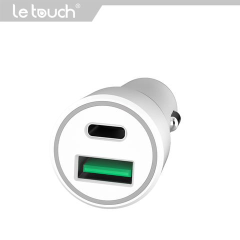 PD20W+QC3.0 A+C Dual-Port Kfz-Ladegerät, unterstützt Schnellladen für iPhone 12/13 Serie