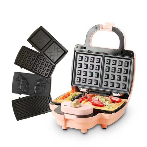 110V/220V Mini macchina elettrica per waffle fai da te uso domestico Mini  macchina per ciambelle macchina per ciambelle torta all'uovo pane  riscaldamento padella - AliExpress